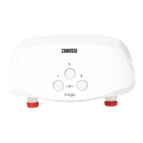 Водонагреватель проточный Zanussi 3-logic 5.5 ТS (душ+кран) white в Ситилинк