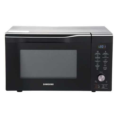 Микроволновая печь с грилем и конвекцией Samsung MC32K7055CT/BW black в Ситилинк