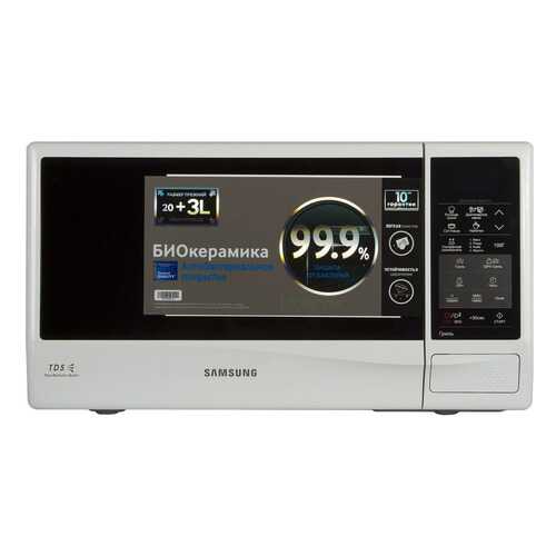 Микроволновая печь с грилем Samsung GE83KRW-2/BW white в Ситилинк