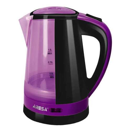 Чайник электрический Aresa AR-3434 Purple/Black в Ситилинк