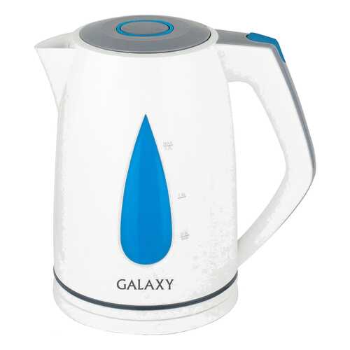 Чайник электрический Galaxy GL 0201 Blue/White в Ситилинк