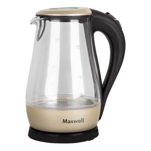 Чайник электрический Maxwell MW-1041GD Black/Beige в Ситилинк