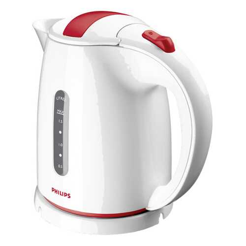 Чайник электрический Philips HD4646/40 White/Red в Ситилинк