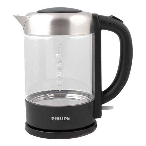 Чайник электрический Philips HD9340/90 Black/Silver в Ситилинк