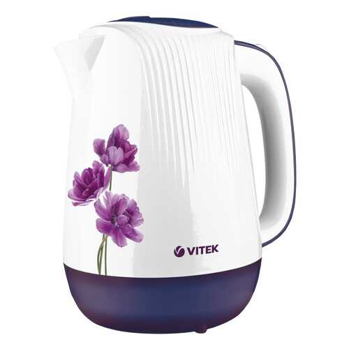 Чайник электрический Vitek VT-7061 OG White/Purple в Ситилинк