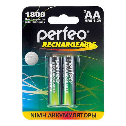 Аккумуляторная батарея Perfeo AA1800mAh 2 в Ситилинк