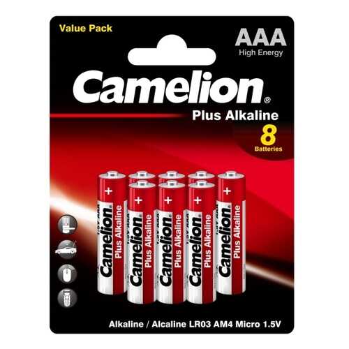 Батарейка Camelion LR03 Plus Alkaline BL-8 8 шт в Ситилинк