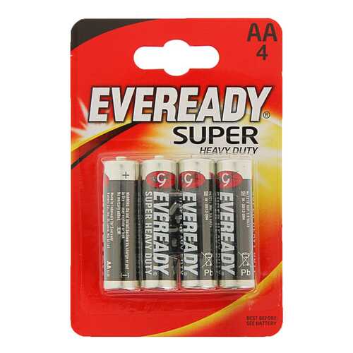 Батарейка Energizer Eveready Super Heavy Duty 4 шт в Ситилинк