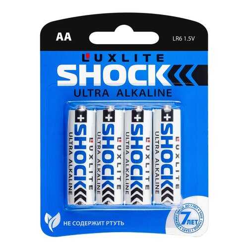 Батарейка Luxlite Shock АА 4 шт в Ситилинк