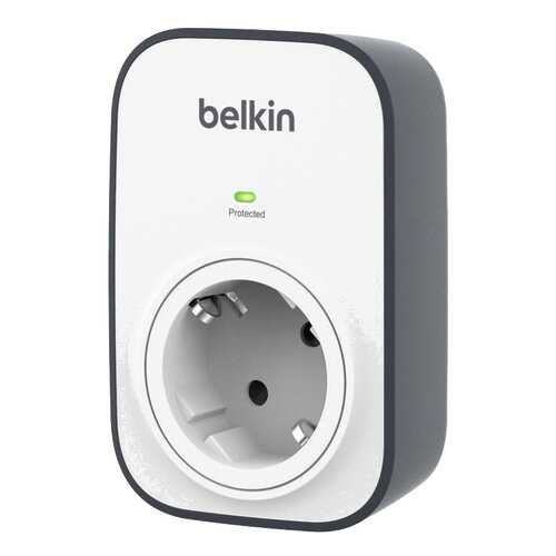 Сетевой фильтр Belkin BSV102vf, 1 розетка White в Ситилинк