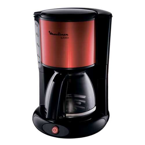 Кофеварка капельного типа Moulinex Subito Red/Black в Ситилинк