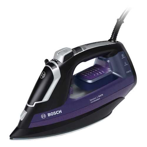 Утюг Bosch Sensixx'x DA70 VarioComfort TDA753122V Black/Purple в Ситилинк