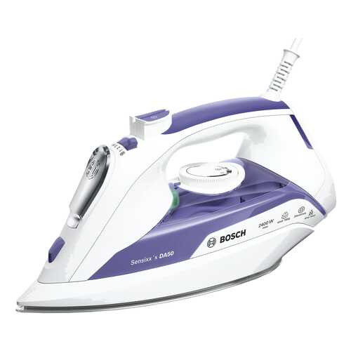 Утюг Bosch TDA 5024010 White/Purple в Ситилинк