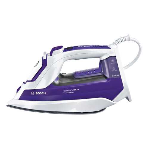 Утюг Bosch TDA752422V White/Purple в Ситилинк