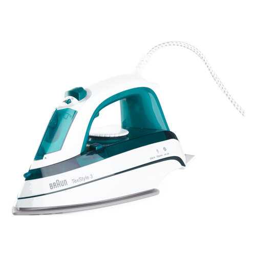 Утюг Braun Tex Style 3 TS 345 White/Cyan в Ситилинк