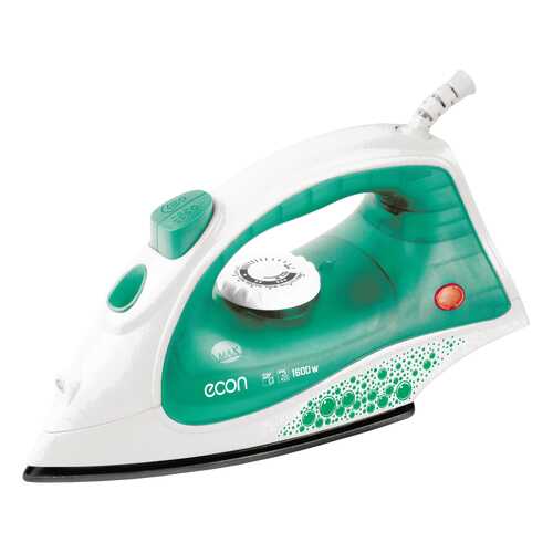 Утюг ECON ECO-BI1601 White/Green в Ситилинк