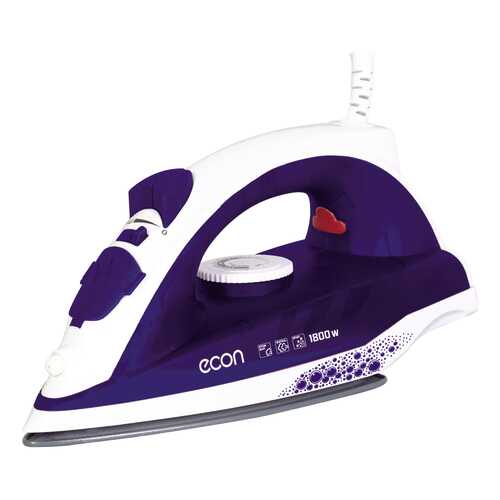 Утюг ECON ECO-BI1801 White/Purple в Ситилинк