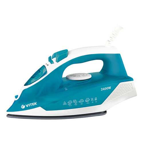 Утюг VITEK VT-8307 White/Cyan в Ситилинк