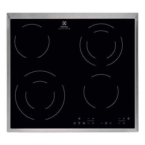 Встраиваемая варочная панель электрическая Electrolux CEE6432KX Black в Ситилинк