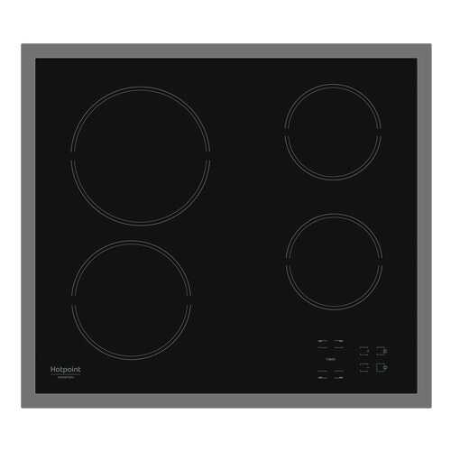 Встраиваемая варочная панель электрическая Hotpoint-Ariston HAR 641 X Black в Ситилинк