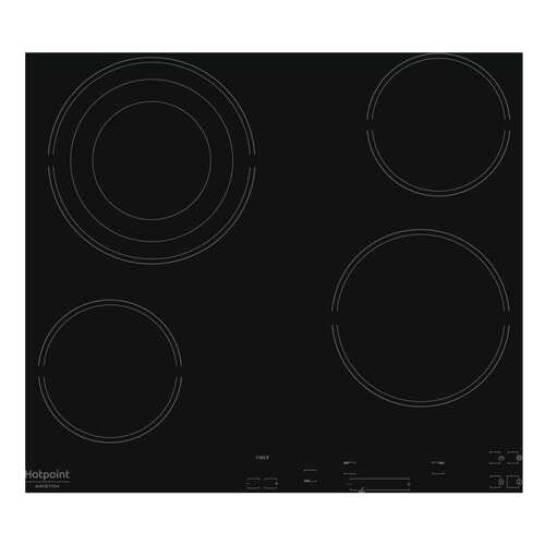 Встраиваемая варочная панель электрическая Hotpoint-Ariston HAR 643 T F Black в Ситилинк